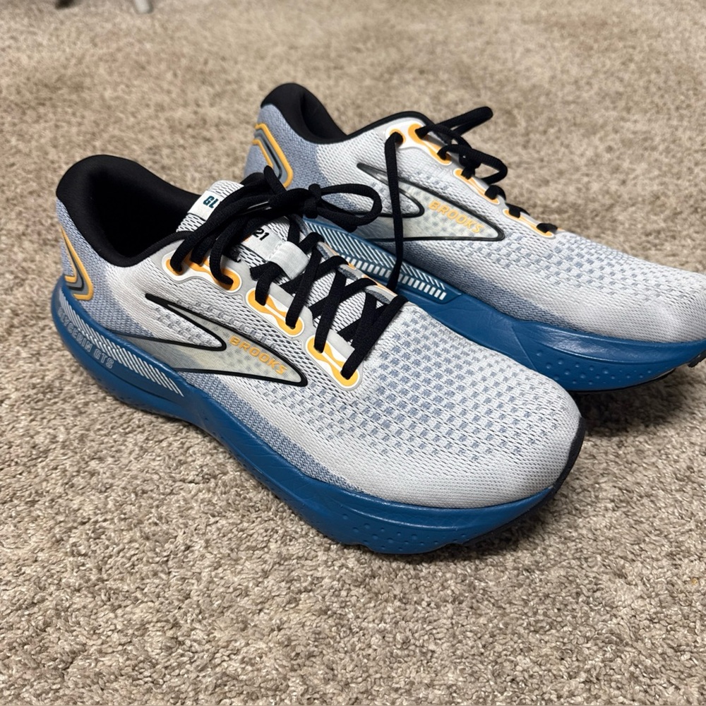 Brooks Mens Glycerin 21 Running Walking Sneakers Shoes Sz 12 Medium
